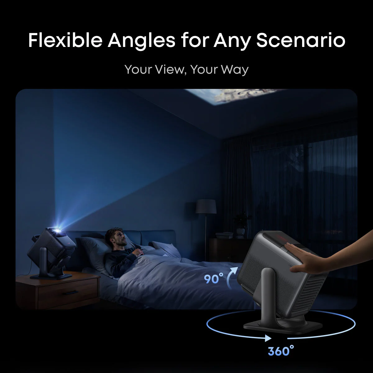 soundcore Nebula X1 Gimbal Stand | Flexible & Auto-Lock - Image 2
